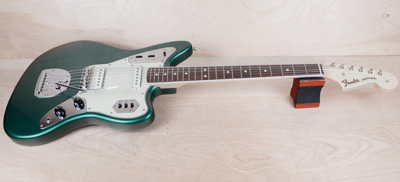 Fender FSR Traditional II '60s Jaguar MIJ 2025 Sherwood Green Metallic USA Pure Vintage Pickups Japan Exclusive w/ Bag