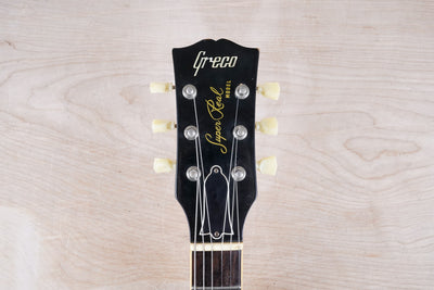 Greco Super Real EGF1000 MIJ 1980 Cherry Sunburst Lacquer Finish Vintage DiMarzio Pickups w/ Hard Case