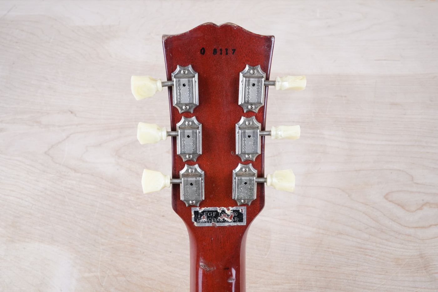 Greco Super Real EGF1000 MIJ 1980 Cherry Sunburst Lacquer Finish Vintage DiMarzio Pickups w/ Hard Case