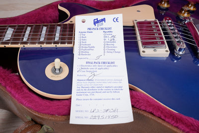 Gibson Les Paul Standard 2001 Sapphire Blue w/ OHSC