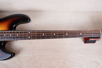 Fender JB62FL Order Made Fretless Jazz Bass Reissue MIJ 1993 Sunburst  Lacquer FInish Japan Fujigen w/ Bag