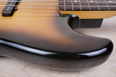 Fender JB62FL Order Made Fretless Jazz Bass Reissue MIJ 1993 Sunburst  Lacquer FInish Japan Fujigen w/ Bag