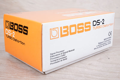 Boss DS-2 Turbo Distortion Pedal (Silver Label) 2004 MIT W/ Box, Paperwork
