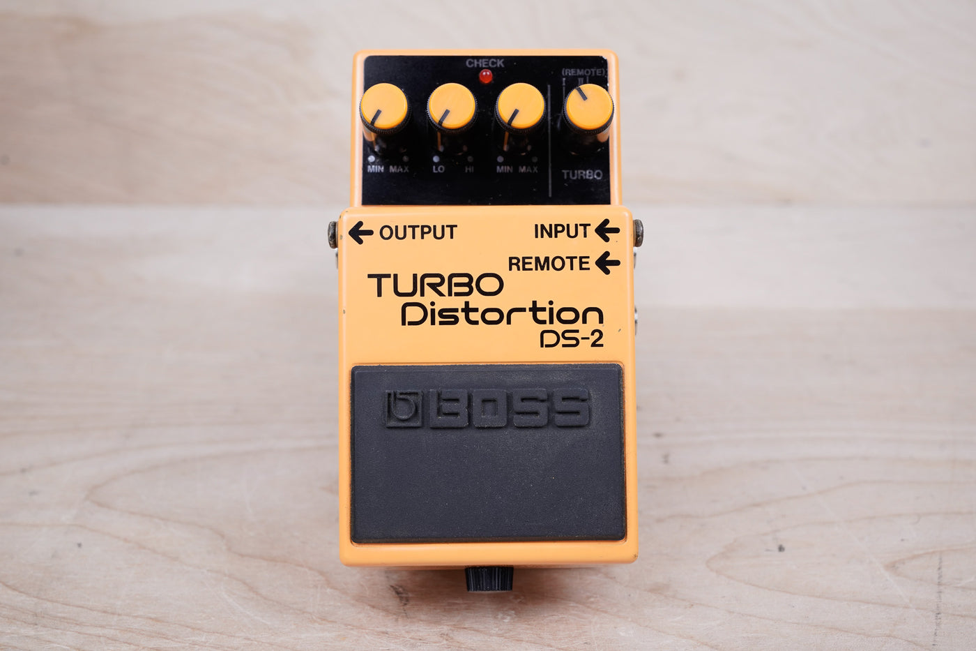 Boss DS-2 Turbo Distortion Pedal (Silver Label) 2004 MIT W/ Box, Paperwork