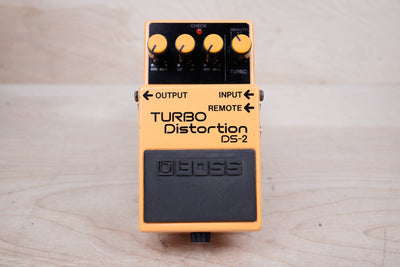Boss DS-2 Turbo Distortion Pedal (Silver Label) 2004 MIT W/ Box, Paperwork