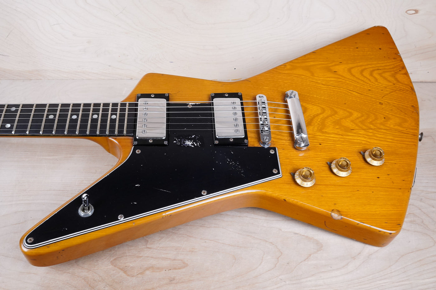 Greco Order Made EX-1000 Left Handed MIJ 1975 Natural Fujigen (Lefty EX800, Ibanez Destroyer 2459) w/ Bag