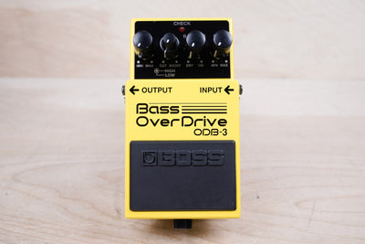 Boss ODB-3 Bass OverDrive (Silver Label) 2022 Yellow