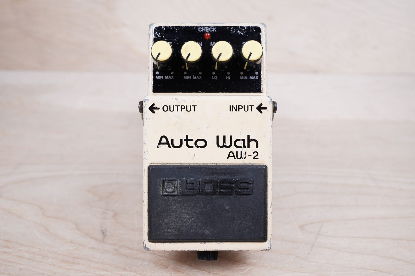 Boss AW-2 Auto Wah (Silver Label) 1995 Yellow MIT