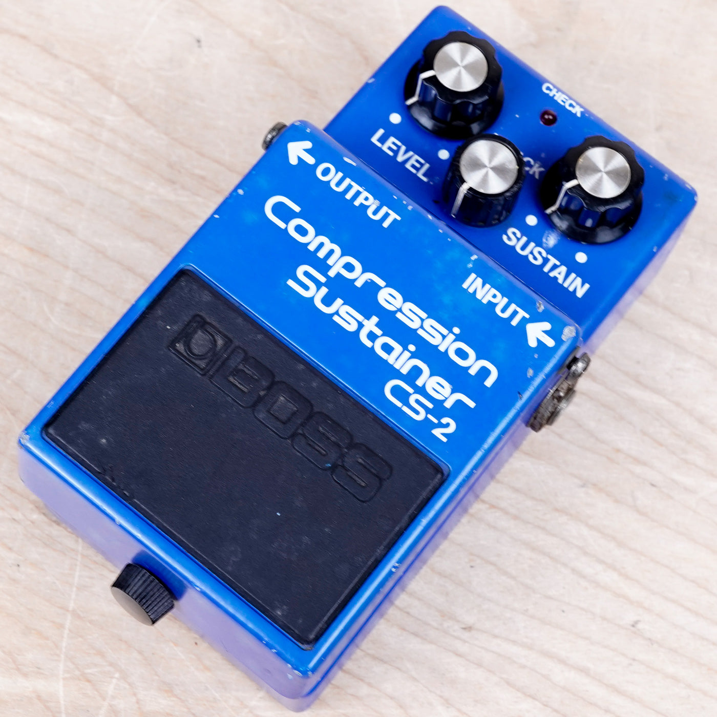 Boss CS-2 Compression Sustainer (Black Label) 1985 Blue Made in Japan