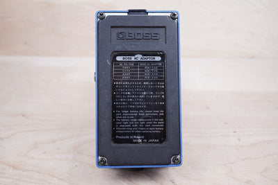 Boss CS-2 Compression Sustainer (Black Label) 1985 Blue Made in Japan