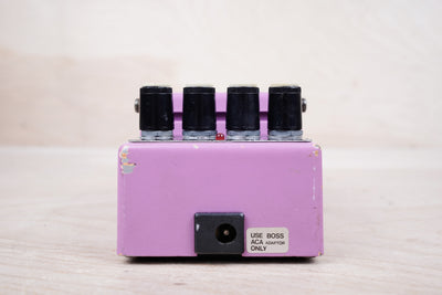 Boss HF-2 Hi Band Flanger (Green Label) 1986 Pink Made in Japan MIJ ACA
