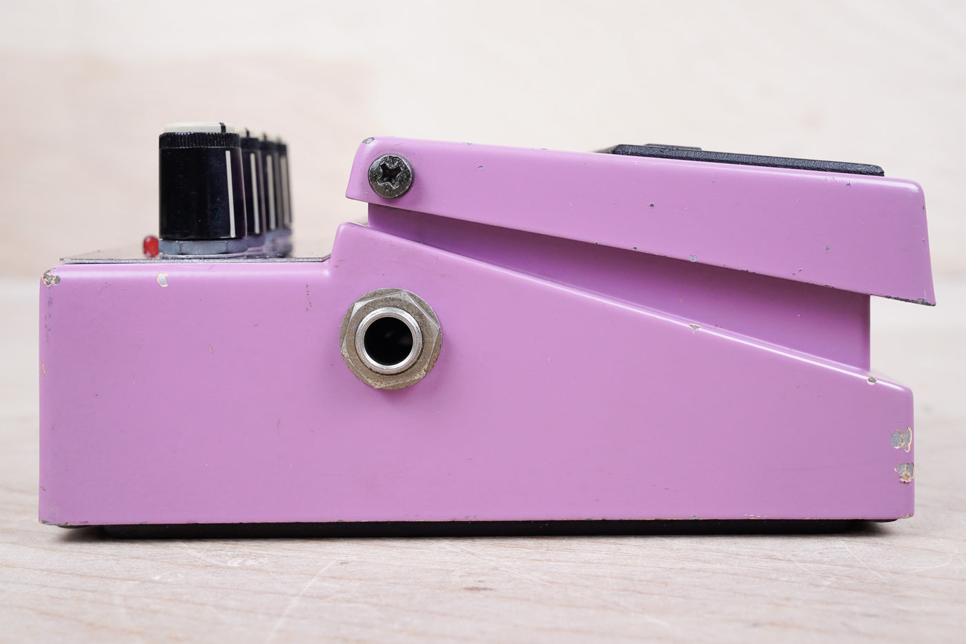 Boss HF-2 Hi Band Flanger (Green Label) 1986 Pink Made in Japan MIJ ACA