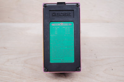 Boss HF-2 Hi Band Flanger (Green Label) 1986 Pink Made in Japan MIJ ACA