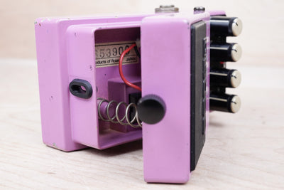 Boss HF-2 Hi Band Flanger (Green Label) 1986 Pink Made in Japan MIJ ACA