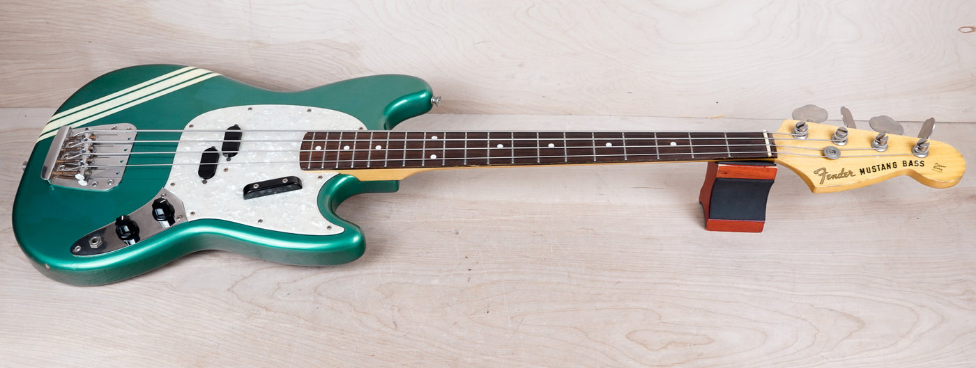 Fender MB-SD/CO Competition Mustang Bass Reissue CIJ 1997 Ocean Turquoise Metallic Japan w/ Bag