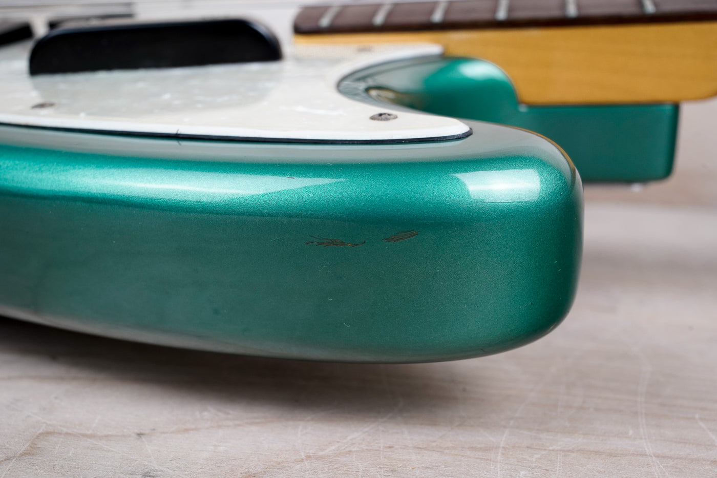 Fender MB-SD/CO Competition Mustang Bass Reissue CIJ 1997 Ocean Turquoise Metallic Japan w/ Bag