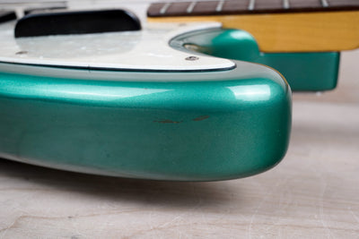 Fender MB-SD/CO Competition Mustang Bass Reissue CIJ 1997 Ocean Turquoise Metallic Japan w/ Bag