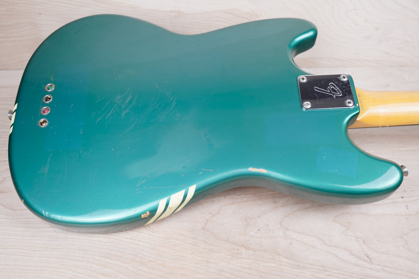 Fender MB-SD/CO Competition Mustang Bass Reissue CIJ 1997 Ocean Turquoise Metallic Japan w/ Bag