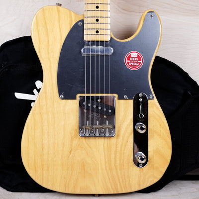 Fender TL52-80TX Telecaster Reissue CIJ 2002 Vintage Natural USA Texas Special Pickups Crafted in Japan w/ Bag