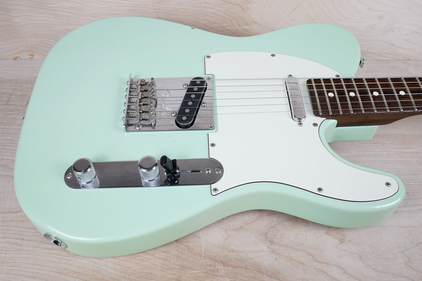 Fender GC FSR American Standard Telecaster with All Rosewood Neck 2016 Surf Green w/ OHSC