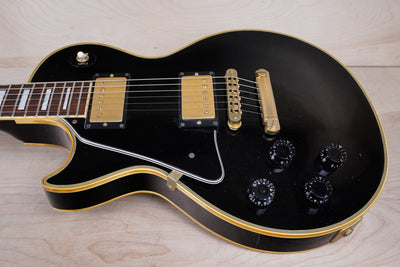 Orville by Gibson LPC-75LH Les Paul Custom Left Handed Lefty MIJ 1991 Ebony Japan w/ Bag