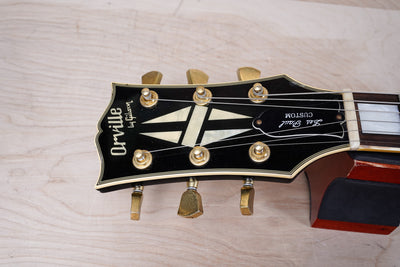 Orville by Gibson LPC-75LH Les Paul Custom Left Handed Lefty MIJ 1991 Ebony Japan w/ Bag