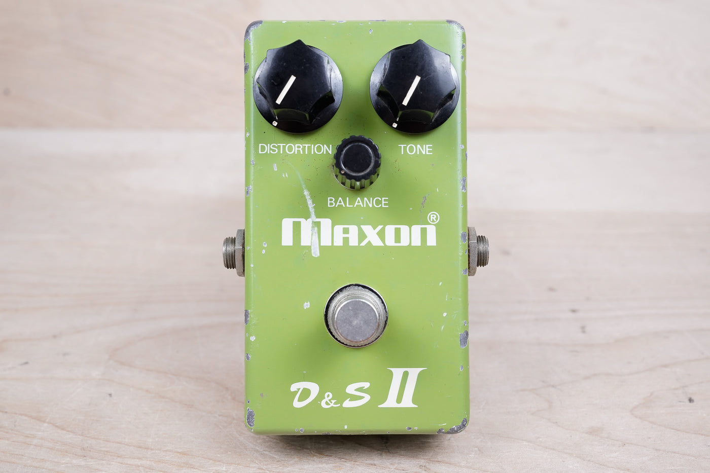 Maxon D&S II 1970s Light Green Distortion and Sustainer Vintage Made in Japan MIJ