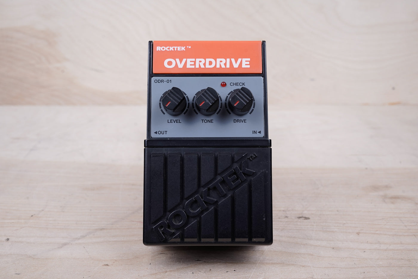 Rocktek ODR-01 Overdrive Pedal 1980s w/ Power Supply