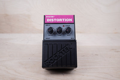 Rocktek DIR-01 Distortion Pedal 1980s w/ Power Supply