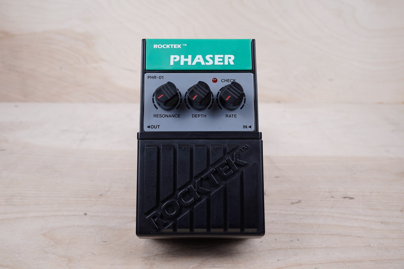 Rocktek PHR-01 Phaser Pedal 1980s w/ Power Supply