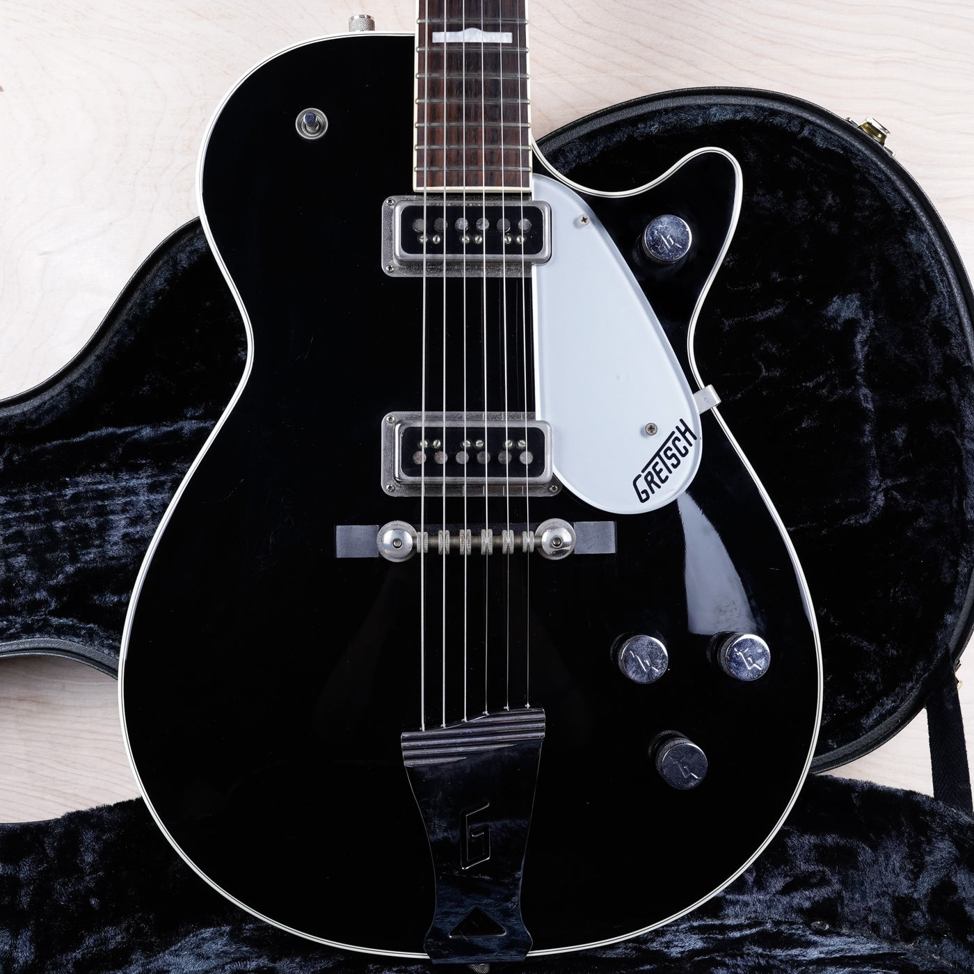 Gretsch G6128-1957 Duo Jet MIJ 2004 Black Vintage Style Reissue w/ OHSC