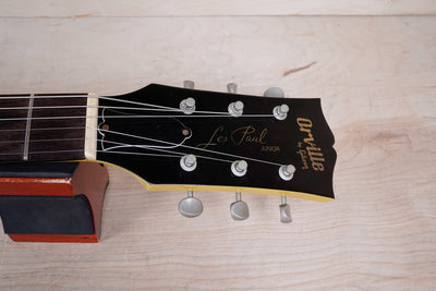 Orville by Gibson LPJ-D Les Paul Junior Double Cutaway MIJ 1989 TV Yellow Lacquer Finish USA Electronics w/ Bag