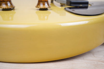 Orville by Gibson LPJ-D Les Paul Junior Double Cutaway MIJ 1989 TV Yellow Lacquer Finish USA Electronics w/ Bag