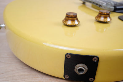 Orville by Gibson LPJ-D Les Paul Junior Double Cutaway MIJ 1989 TV Yellow Lacquer Finish USA Electronics w/ Bag