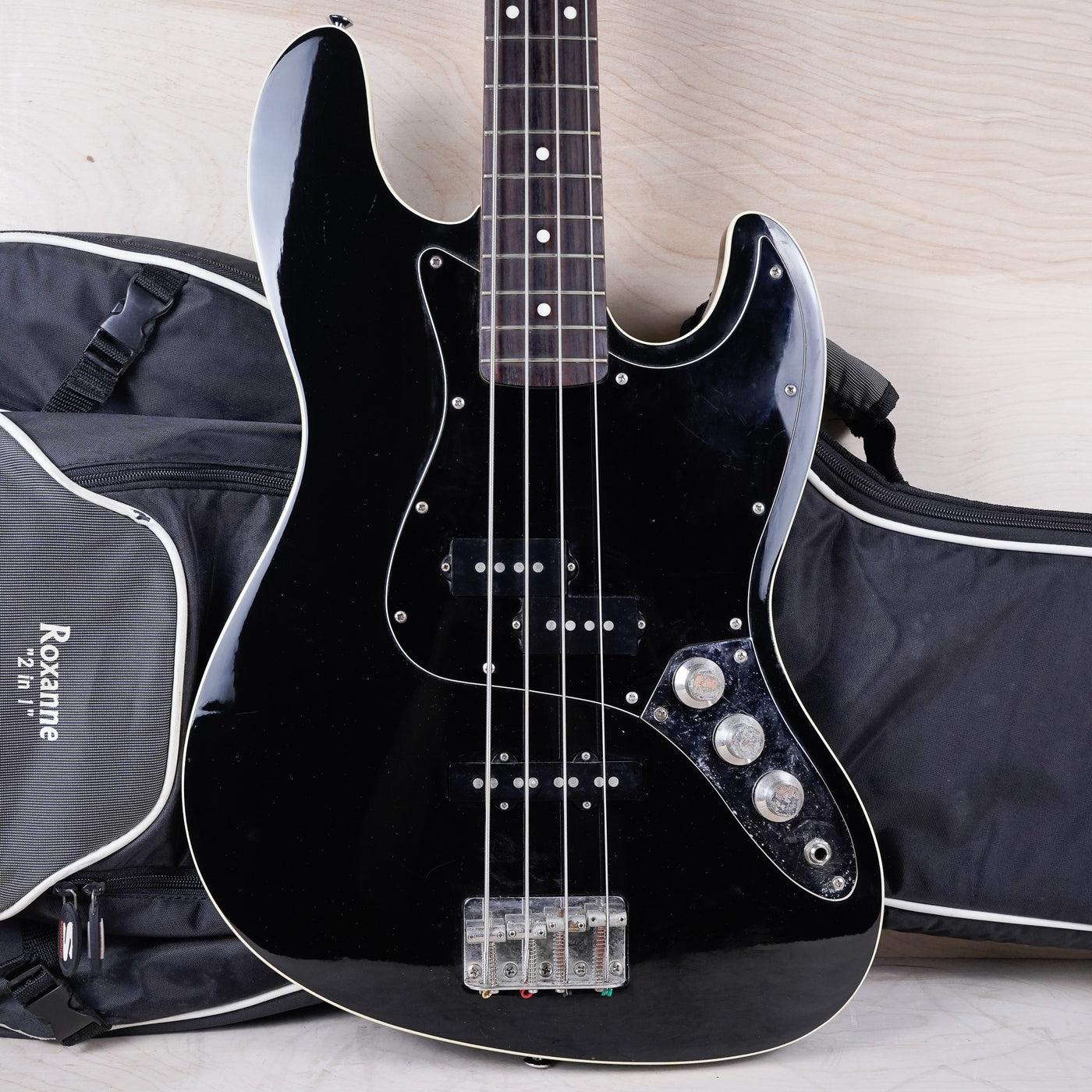 Fender AJB Aerodyne Jazz Bass CIJ 2006 Black w/ Bag