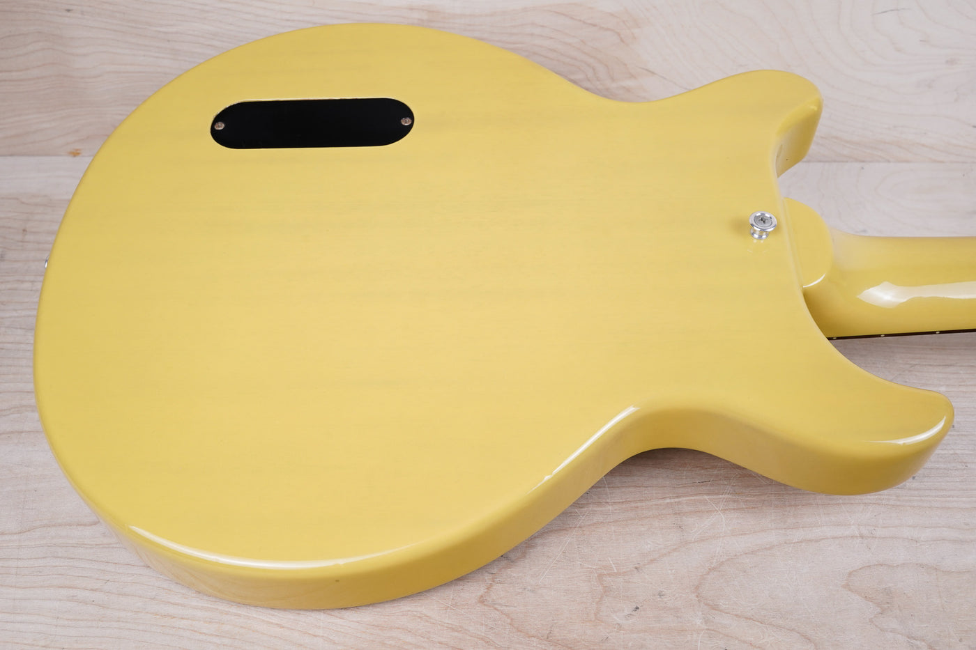 Orville by Gibson LPJ-D Les Paul Junior Double Cutaway MIJ 1989 TV Yellow Lacquer Finish USA Electronics w/ Bag