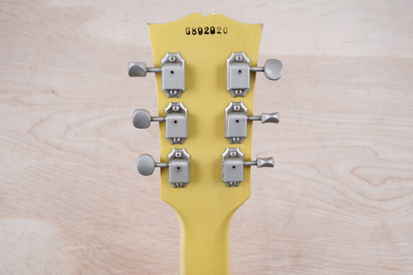 Orville by Gibson LPJ-D Les Paul Junior Double Cutaway MIJ 1989 TV Yellow Lacquer Finish USA Electronics w/ Bag