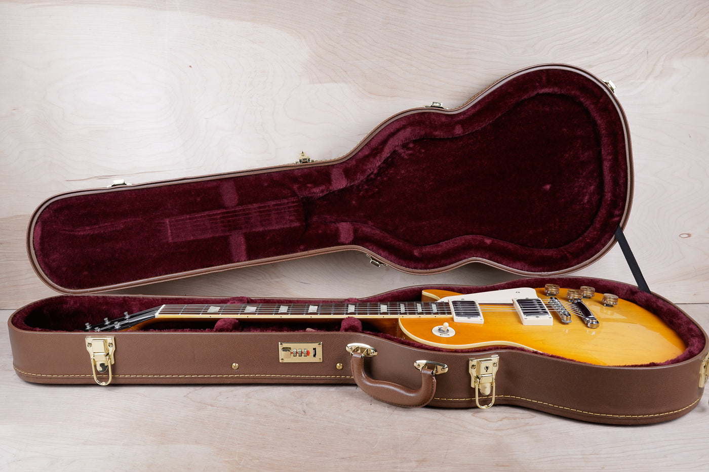 Orville LPS Les Paul Standard MIJ 1990 Lemon Drop Japan w/ Hard Case