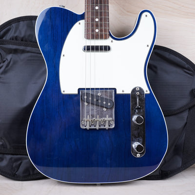 Fender Japan Exclusive Series Classic '60s Telecaster Custom MIJ 2015 Transparent Blue Japan w/ Bag