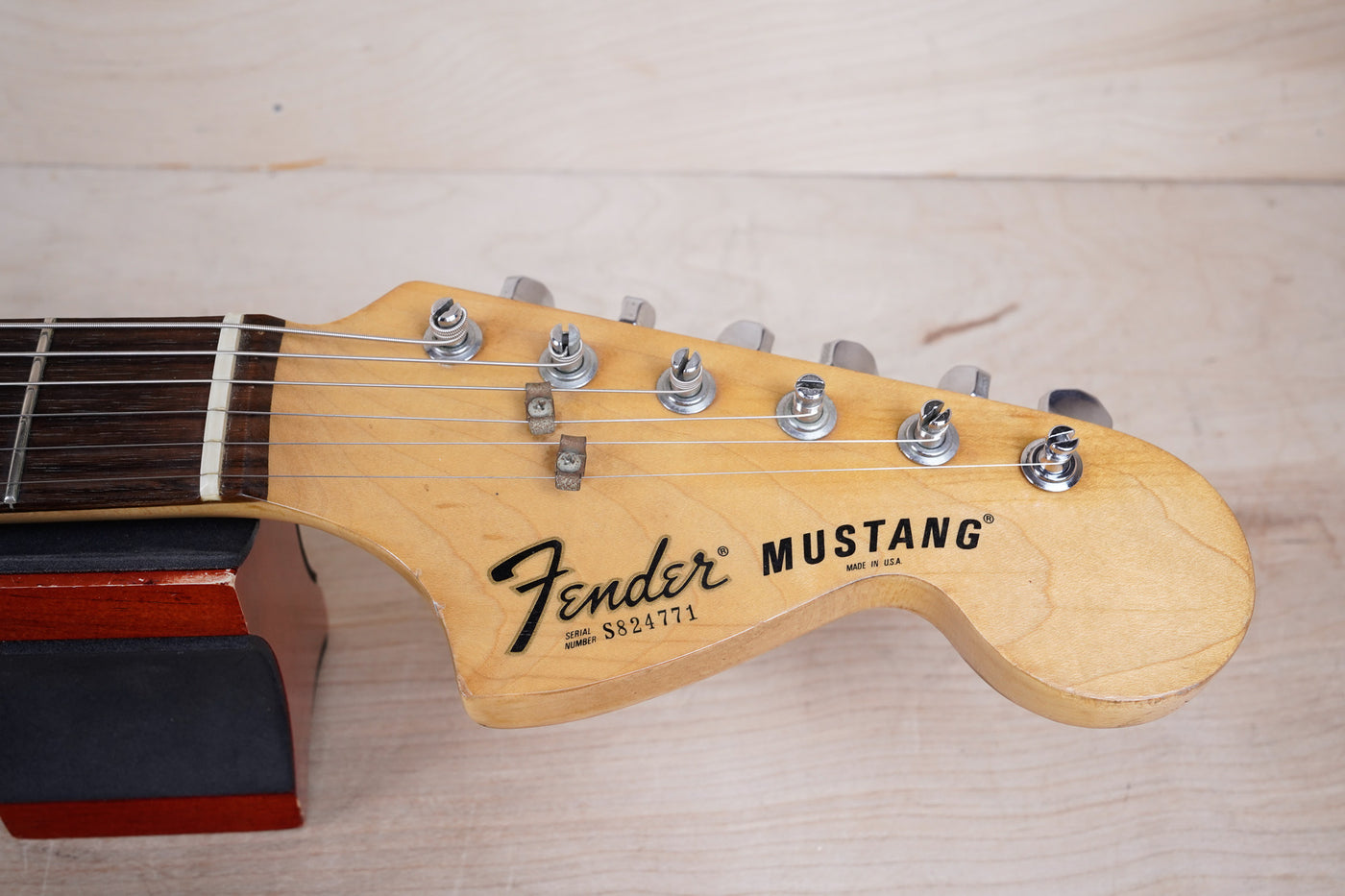 Fender Mustang 1978 Black Vintage USA w/ Bag