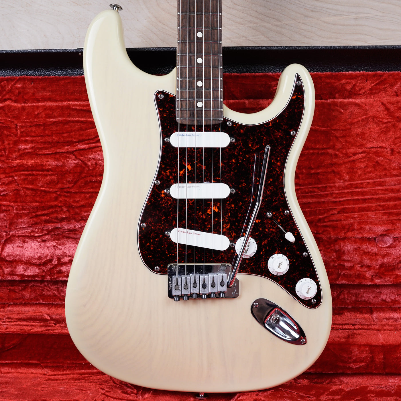 Fender Strat Plus Electric Guitar 1994 Vintage White Floyd w/ OHSC