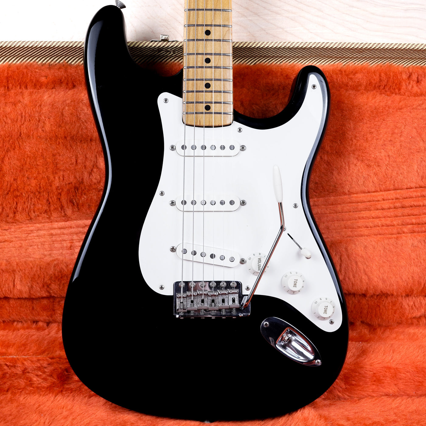 Fender American Vintage '57 Stratocaster 1990 Black USA Reissue w/ OHSC