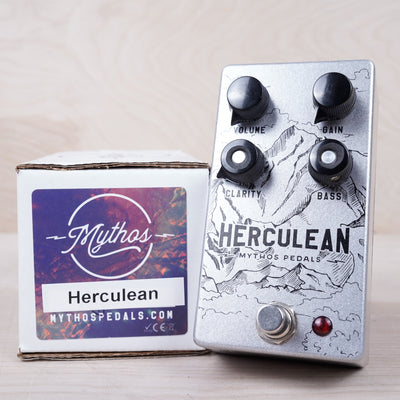 Mythos Pedals Herculean Overdrive V2 (4-Knob) Silver