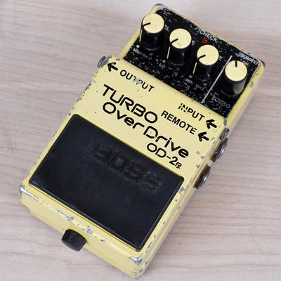 Boss OD-2R Turbo OverDrive (Silver Label) Yellow MIT