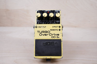 Boss OD-2R Turbo OverDrive (Silver Label) Yellow MIT