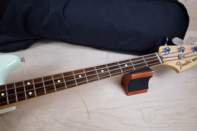 Fender Offset Series Player Mustang Bass PJ MIM 2016 Sonic Blue Rosewood Fretboard w/ Bag