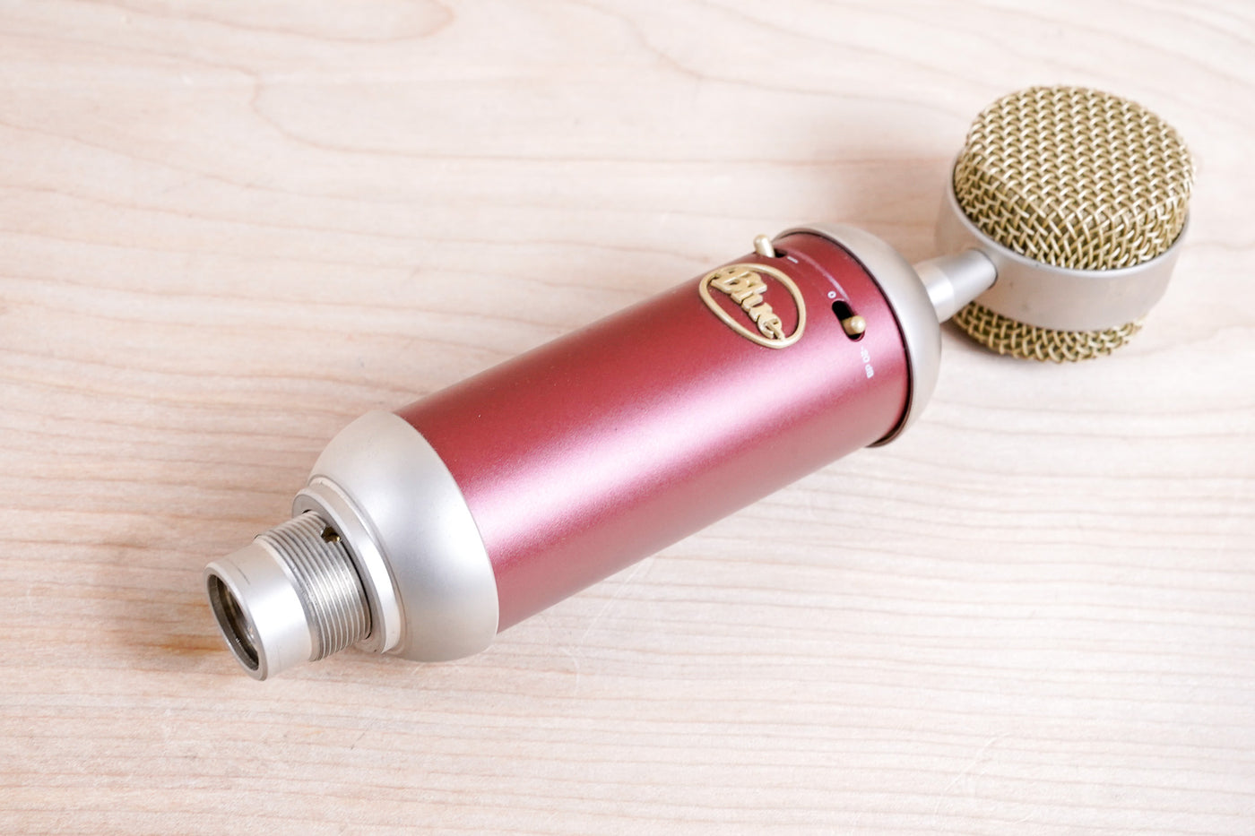 Blue Spark SL Red Condenser Microphone in Wood Box