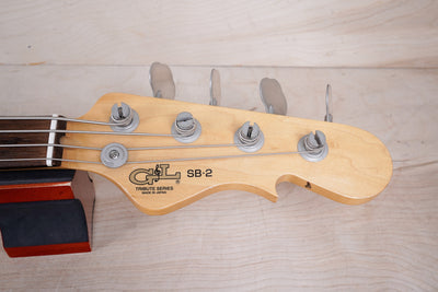 G&L Tribute Series SB-2 Bass MIJ 2000 Vintage White Made in Japan w/ Bag