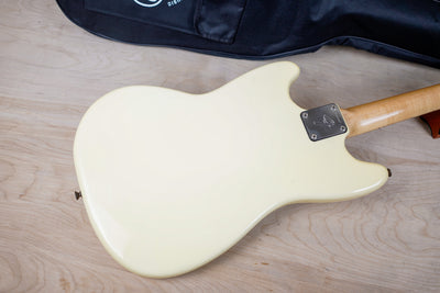 Fender Musicmaster 1973 Aged Olympic White USA Vintage w/ Bag