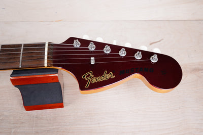 Fender MG73-CO MH Competition Mustang Reissue CIJ 2004 Old Candy Apple Red Matching Headsttock w/ Bag